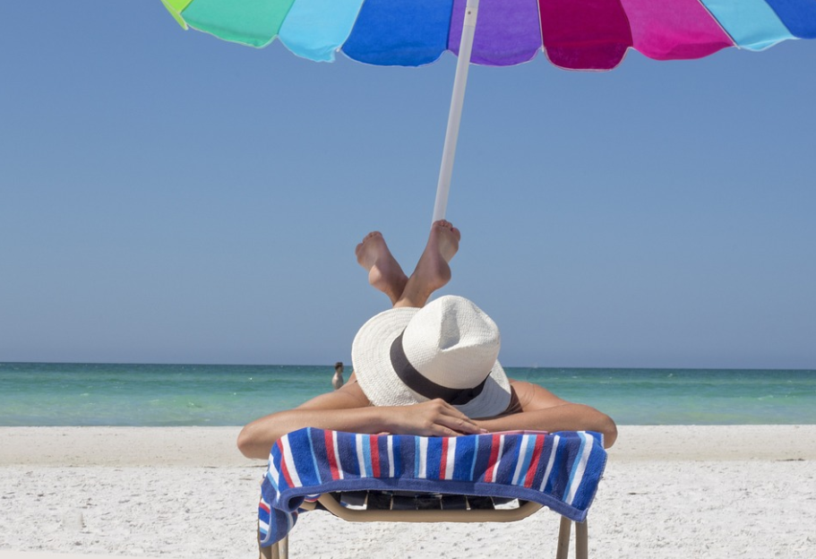 Sombrillas playa con proteccion solar