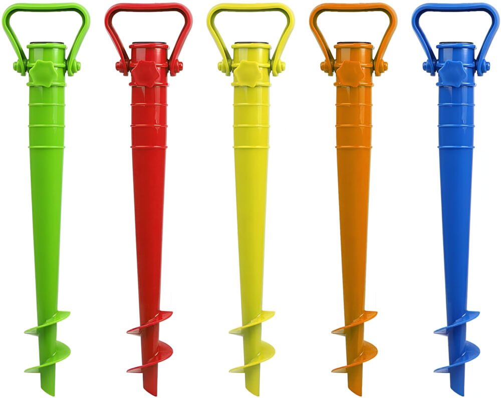 Pinchos sombrilla playa colores